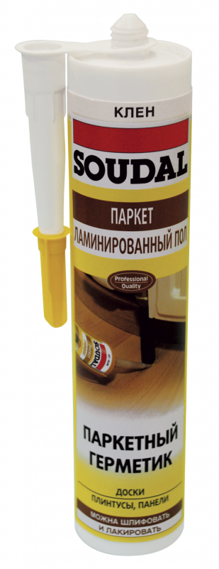 Герметик SOUDAL паркетный клен (0,3л) (уп.15)