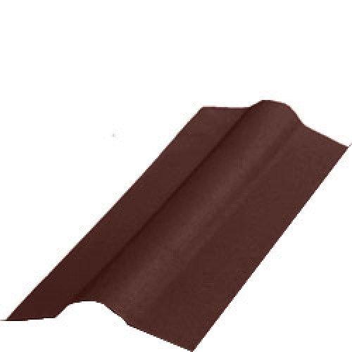 Конек черепица Ондулин серый графит (15шт/компл)