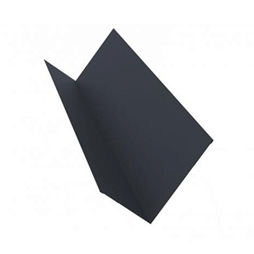 Планка примыкания RAL 7024 серый графит Внутренний угол (Ендова)